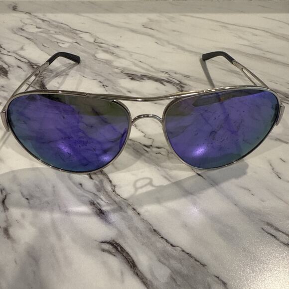 Oakley Caveat Sunglasses Womens Polished Silver Gradient OO4054-02 - Picture 1 of 11